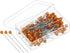YOKIVE 200Pcs Pearlized Sewing Pins, Ball Head Needle Straight Quilting Pin for Fabric| Great for Dressmaker, Jewelry DIY Decoration, Craft(Orange...