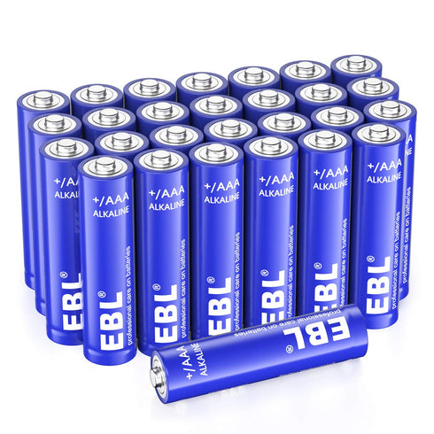 EBL AAA Batteries 28 Pack, 1.5V Triple A Batteries with Long-Lasting Power, High Capacity AAA Alkaline Batteries Leakproof Design for Household an...