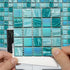 25Pcs Self-adhesive Mosaic Tile transfer for Home Decor, Peel and stick Tile Decal, Water-proof Backsplash Tile Sticker for Kitchen Bathroom,4x4in...