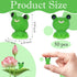 50 PCS Tiny Frog Mini Resin Frogs Miniature Plastic Green Frog Figures for Craft, Garden Decor, Home Decorations(Green S2)...