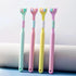 4-piece set of 3-sided toothbrush for adults, soft bristle toothbrush for comprehensive care of teeth and gums, suitable for adults and youth (pin...