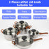 Replacement Pot Lid Top Knob 2 Pcs Universal Kitchen Cookware Lid Replacement Knob Bakelite Kitchen Pot Lid Handle Heat Resistant for Casserole Ke...
