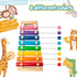 LovesTown Wooden Xylophone for Kids, Toddler Xylophone Musical Toy with 2 Mallets Songbook 8 Diatonic Keys Musical Instruments...
