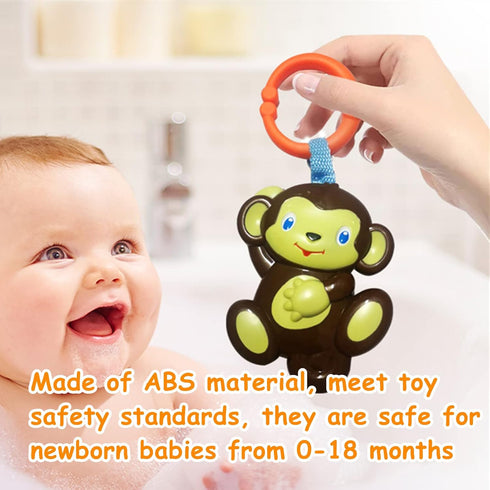 Baby Toys, Cartoon Animal Hanging Rattle Toys, Handbells Baby Rattles, Baby Bed Crib Car Seat Travel Stroller Toys for Infant, Best Birthday Gift ...