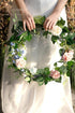 Floroom Artificial Flowers 25pcs Real Looking Shimmer Blush and Peach Foam Fake Roses with Stems for DIY Wedding Bouquets Bridal Shower Centerpiec...