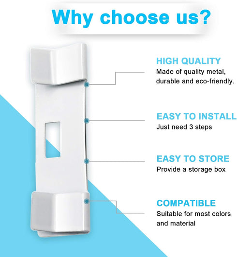 30PCS Vertical Blind Repair Vane Savers, Eco-Friendly Metal Vertical Blind Repair Tabs, Vertical Blinds Replacement Slats, White...