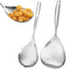 KAYCROWN Skimmer Slotted Spoon, 2 Pack Stainless Steel Pasta Spider Strainer Skimmer Ladle Spoon for Frying and Cooking, Frying Strainer Spoon, Ki...