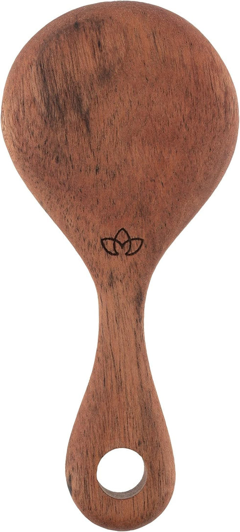 Karma Short Wood Tasting Spoons Set - Short Wood Spoons for Cooking - Wood Kitchen Utensils - Wood - Set of 3...