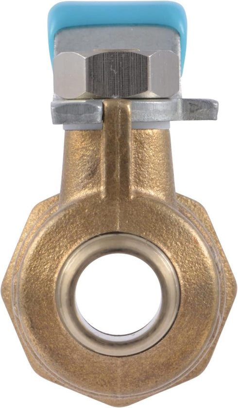 SharkBite 1/2 x 1/2 Inch FNPT Crimp Ball Valve, Brass Plumbing Fitting, PEX Pipe, PE-RT, UC22182Z...