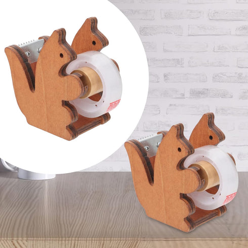 Gadpiparty Squirrel Tape Dispenser Tape Dispenser with Teeth Tape Cutter Tape Holder for Desk Accessories Office and Home...