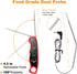 Oven Safe Food Thermometer for Cooking with 2 Probes, Instant Read Digital Grill Thermometer for Kitchen BBQ Candy Oil Deep Fry...