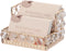 Hipiwe 2 Tiers Crystal Business Card Holder Stand Gold Mirrored Business Card Display Stand Organizer Desktop Business Card Storage Holder for Off...