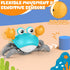 Crawling Crab Baby Toy, Tummy Time Gifts for Newborn Babies 3-6 6-12 Month, Light-Up Walking Dancing Moving Crab with Music & Obstacle Avoidance, ...