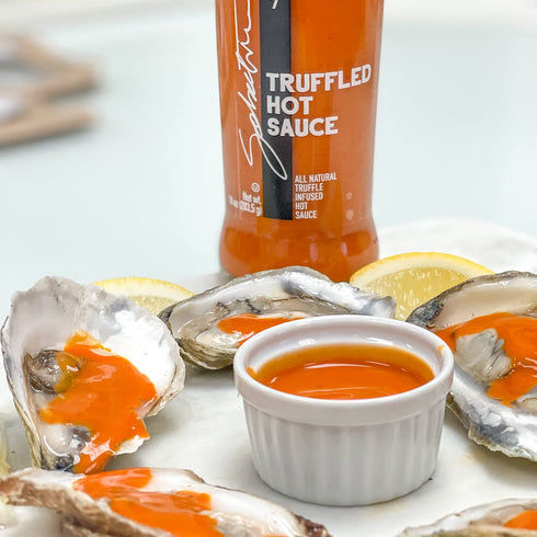 Sabatino Tartufi Truffle Hot Sauce, Gourmet Truffle Hot Sauce with Ripe Calabrian Chili Peppers, Infused With White Truffles, Kosher, Vegan, Veget...