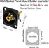 QIANRENON Gold Plated RCA Panel Mount Adapter RCA Female to Solder Terminal AV Connector, D-Panel/XLR Panel Mount, for S/PDIF TV Audio Video Phono...