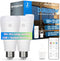 DualGlow Rechargeable Light Bulbs with Remote, Lamp Socket + USB Rechargeable Battery Light Bulb,Up to 50 Hours, 3 Color Temperatures and Dimmable...