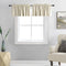 DONREN Cream Beige Curtain Valances for Kitchen 42 x 12 Inches Long Room Darkening Rod Pocket Valances (2 Panels)...