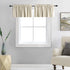 DONREN Cream Beige Curtain Valances for Kitchen 42 x 12 Inches Long Room Darkening Rod Pocket Valances (2 Panels)...