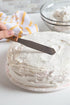 Fox Run Flat Icing Spatula, 4.25-Inch Stainless Steel Blade, Wood Handle, Metallic...