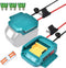 Power Wheel Battery Adapter for Makita 18V LXT Battery with Fuse&Switch 14 AWG Connector for BL1850B,BL1860B,BL1830B,BL1840B,BL1820B for DIY Rc Ca...