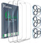 Ferilinso 3 Pack Screen Protector for iPhone 11 Pro Max with 3 Pack Tempered Glass Camera Lens Protector Phone Case Friendly Ultra Accessories Pro...
