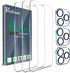 Ferilinso 3 Pack Screen Protector for iPhone 11 Pro Max with 3 Pack Tempered Glass Camera Lens Protector Phone Case Friendly Ultra Accessories Pro...