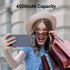 Mini Portable Charger USB C Small Power Bank 4500mAh, Bling Cute Battery Pack for iPhone 15/15 Plus/15 Pro/15 Pro Max, Samsung Galaxy S24/S23/S22,...