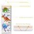 Beinou Baby Growth Chart Ruler for Kids Wood Frame Height Measure Chart 7.9in x 79in Canvas Hanging Height Growth Chart...