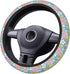 Cute Retro Groovy Flower Boho Hippie Steering Wheel Cover for Women Girls Car Decorations Auto Steering Wheel Cover Universal 15 Inch Fit...