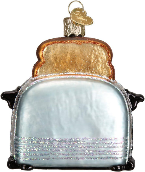 Old World Christmas Retro Toaster Glass Blown Ornament...