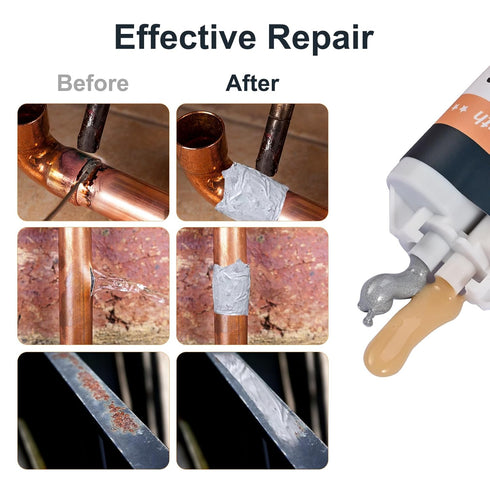 Metal Repair Glue(80g*3), AB Glue Casting Repair Glue for Metal, Waterproof Sealant Metal Glue, Professional Grade Metal to Metal Glue Heavy Duty ...