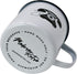 Modern Retro Enamel Mug Camping Mug in Vintage Enamelware Designs – Fun Metal Coffee Mug and Durable Camping Cup - Tin Mugs for Coffee (or Whiskey...