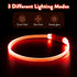Led Dog Collars for Small Dog,Vizpet XS Light up Adjustable Collar USB Rechargeable Bright Safety Pet Collar for Cats Dogs(Orange)...
