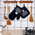 Mr.Good Looking is Cooking,Funny Oven Mitts and Pot Holders Sets of 2,Silicone Non-Slip Oven Mitts,Kitchen Gift for Men,Cooking Baking BBQ Gifts,H...
