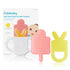 Frida Baby Silicone Teething Toys, 4-in-1 Teether for Babies & Infants, Teething Relief for 0-18 Months, Not-Too-Cold-to-Hold Baby Teether, BPA-Fr...