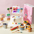 Taiyin 34 Pcs Art Cake Decorations Paint Brush Cupcake Toppers Art Paint Cake Topper Artboard Palette Cake Topper Artist Themed Cake Decor for Gir...