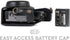 MegaGear MG1258 Ever Ready Leather Camera Case compatible with Panasonic Lumix DC-ZS80, DC-ZS70, DC-TZ95, DC-TZ90 - Black...