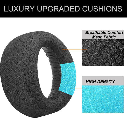 Replacement Ear Pads for Sony Playstation 5 PS5 Pulse 3D Wireless Headset,Breathable Mesh Fabric Headphones Ear Cushions Covers Headset Accessorie...