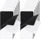 12 Sets 2x4 inch Strips with Adhesive,Heavy Duty Hook and Loop Tape,Carpet Tape,Rug Tape,Strength Backing,Fixing Installing Tape,Wall Hanging No P...