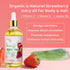MR.A 2 Pack Strawberry Body Oil Juice Scented, Vitamin E Body Oil after Shower with Jojoba Oil, Strawberry Shortcake Body Moisturizer Bath Oil for...