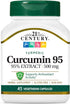 21st Century Curcumin 95 Herbal Supplements, 45 Count (22757)...
