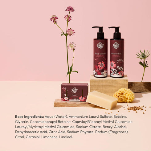 The Handmade Soap Company Shower Gel, Coriander Seed, Geranium, & Vetiver Body Wash, Liquid Bath Soap, Moisturizing Body Wash, Cruelty Free & Vega...