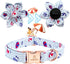 Lionheart glory Summer Dog Collar with Flower, Female Dog Collar Flower for Small Medium Large Dogs Adjustable Dog Flower Collar Bow...