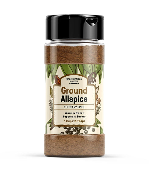 Unpretentious Ground Allspice (1 Cup) Use in Sweet & Savory Foods, Adds Warmth & Enriches Flavor...