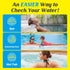 Swimming Pool Test Strips 100Count: Easy@Home 7-Way Accurate Water Chemicals Testing Kit for Chlorine, Bromine, Hardness, pH, CYA, Alkalinity...
