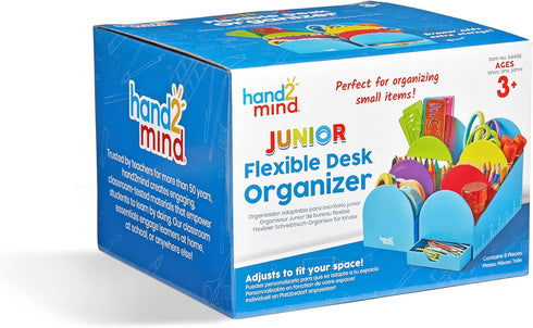 hand2mind Junior Flexible Desk Organizer, Desk Top Organizer, Modular Desk Organizer, Desk Organizers and Accessories, Teacher Supplies, Pencil Ho...