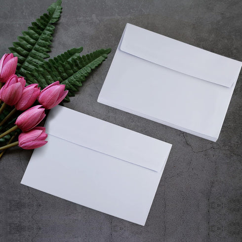 50 Pack White Envelopes, 5 x 7 Inch Envelopes,A7 Envelopes, Card Envelopes, Invitation Envelopes, Postcard Envelopes...