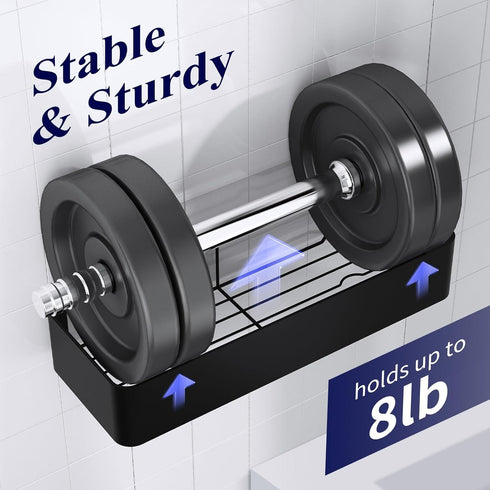 Kitsure Large Shower Caddy - 2 Pack Adhesive Shower Organizer, Drill-Free Shower Shelves for Inside Shower, Rustproof Stainless Steel Shower Rack ...