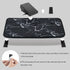 Sewing Machine Foot Pedal Pad Stay in Place Mat, Non Slip Rubber and Hook and Loop Pad to Keep Foot Pedal Steady on Hard Floor Carpet, Piano Pedal...