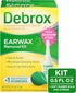 Debrox Ear Wax Removal Kit - Includes Bulb Syringe and 0.5 Fl Oz Removal Drops for Cleaning Ears...
